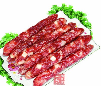 美味菜式糖炒臘腸