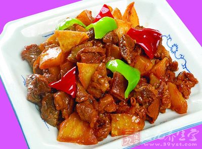 土豆燒牛肉的制作方法