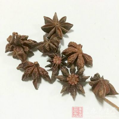 八角兩枚、干辣椒6個