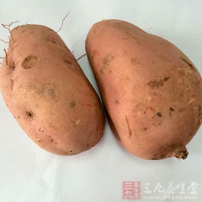 紅薯含有多種維生素和鈣、磷及鐵等