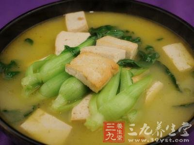 小白菜豆腐減肥湯