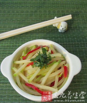 夏日小菜涼拌土豆絲