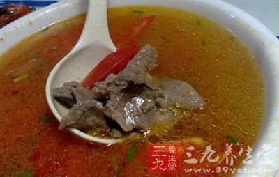 番茄豬肝湯補血養肝明目
