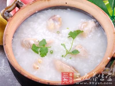 西蘭花豬肝粥