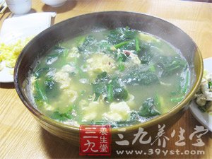 菠菜雞蛋湯 