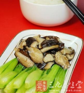 蘑菇炒白菜護膚防感冒